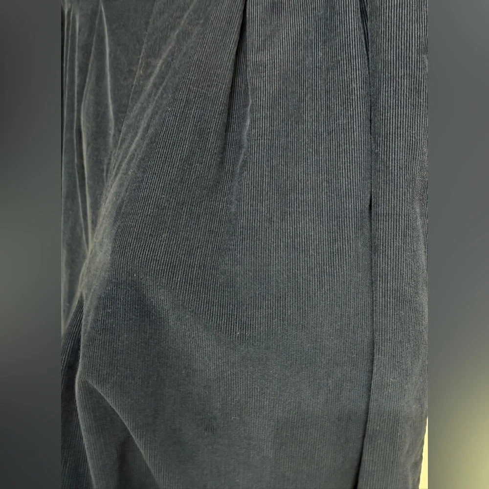 NORDSTROM Navy corduroy Youth wide leg crop Pants size 14/16(adult S)